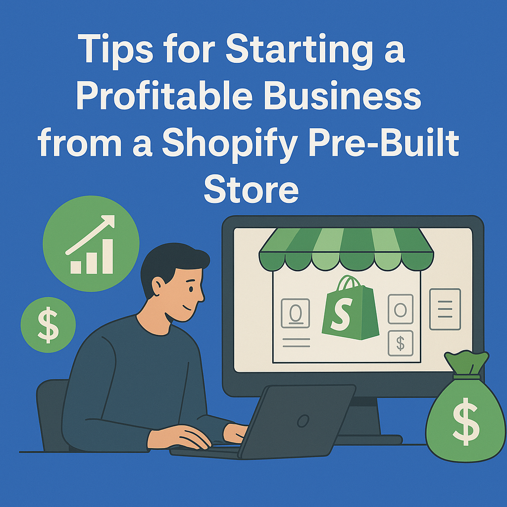 Tips for Starting a Profitable Business from a Shopify Pre-Built Store